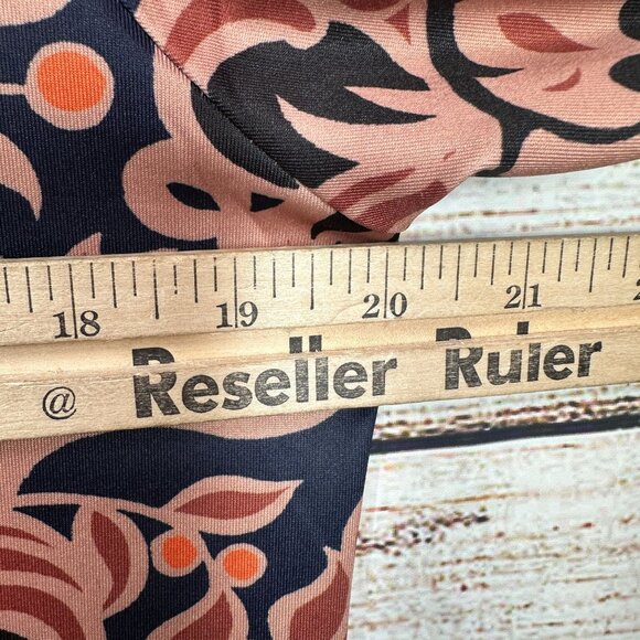 Tracy Negoshian Shift Dress Womens Size M Multicolor Pullover Floral 3/4 Sleeve - Picture 4 of 10